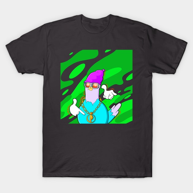 Fresh Prince Of Pigeonhood T-Shirt by Art by Nabes